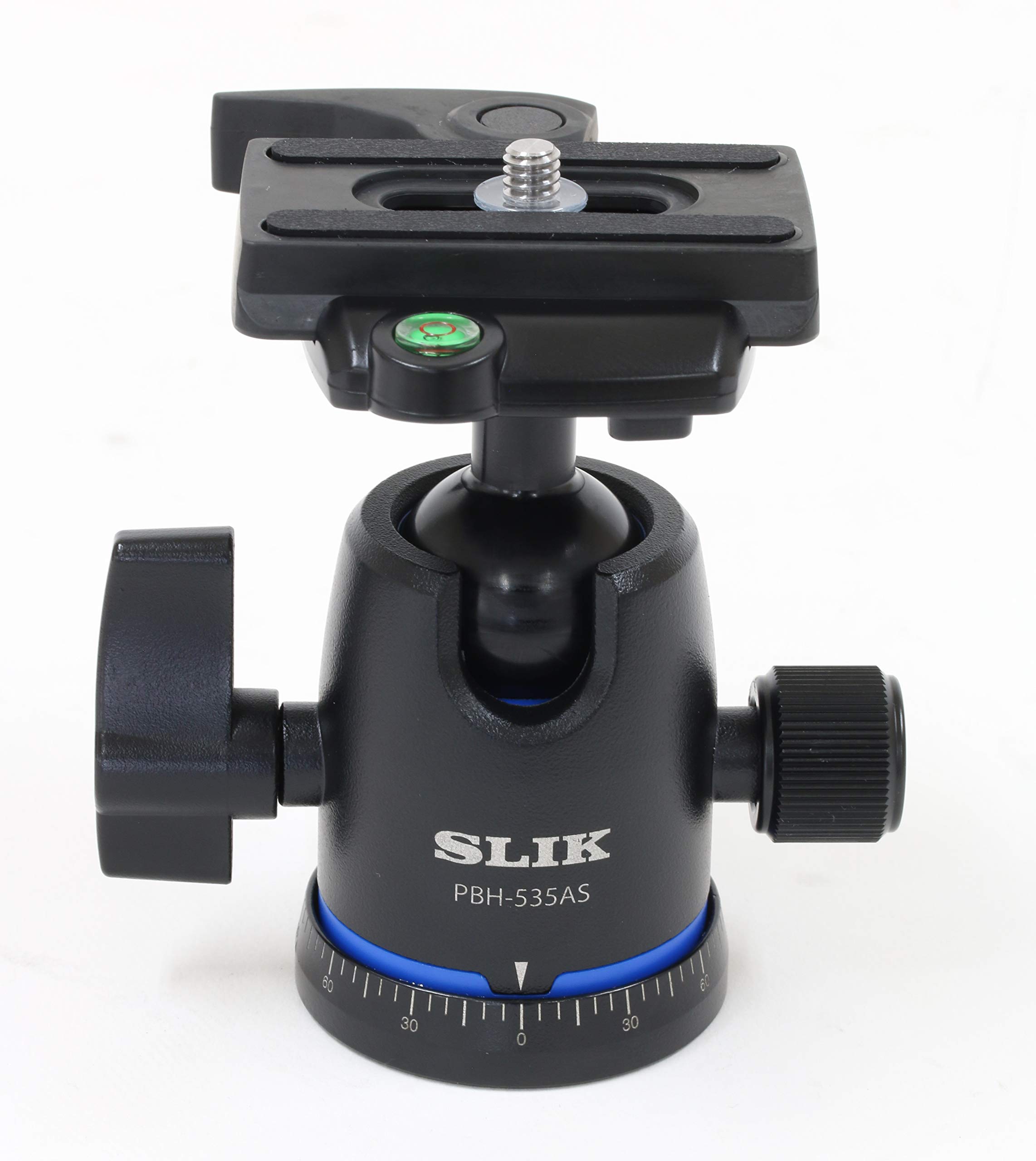 Slik PBH-535AS Ball and Socket Tripod Head with Arca-Swiss Compatible Quick Release System,Black