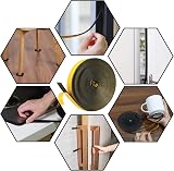 UPSEN Weather Stripping Foam Tape 12mmx6mmx8m Self Adhesive Door Window Seal view 7
