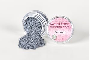 SWEET FACE MINERALS SENSUOUS EYE SHADOW Brow Mineral Makeup Bare Face Silver Gray Liner Powder Sheer