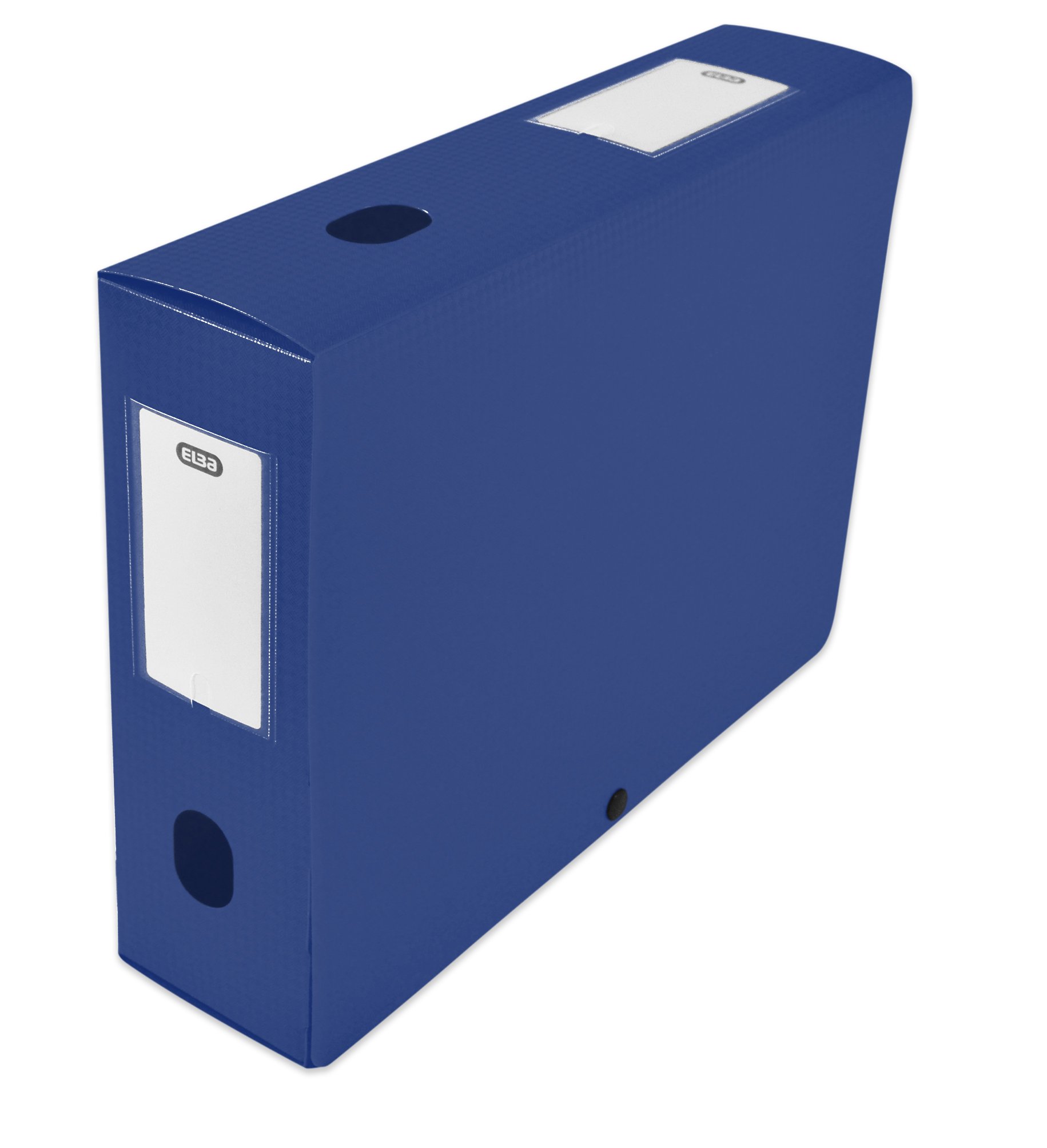 Elba 64910 Memphis File Box Polypropylene 80 mm Spine 240 x 320 mm Plastic Blue