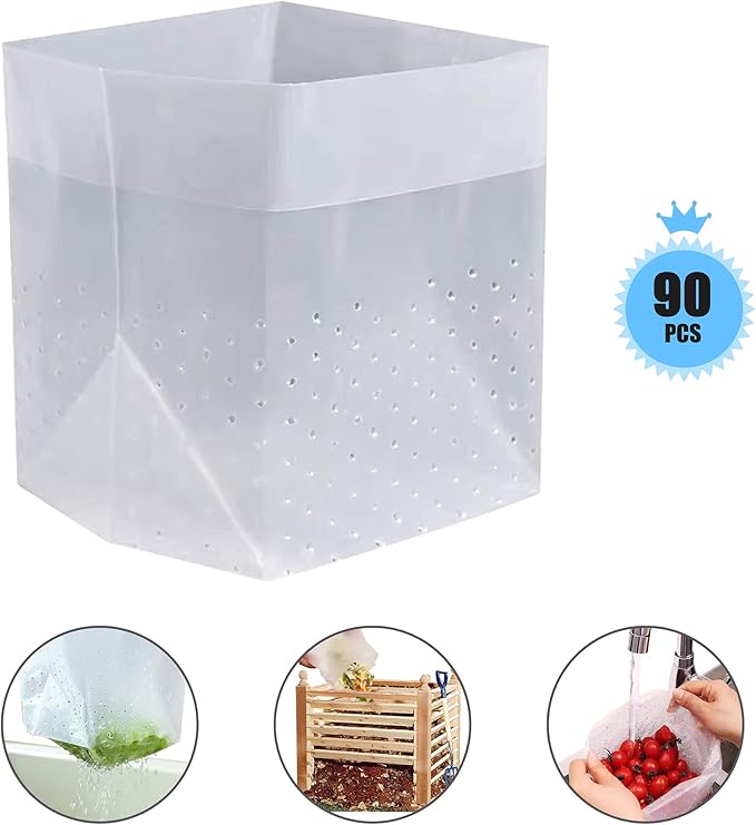Family Simple Sink Strainer Bags, Disposable Kitchen Drain Drainer Bag