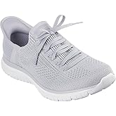 Skechers - Womens Slip-Ins: Virtue - Divinity Slip On Shoes, Color Gray, Size: 8 M US