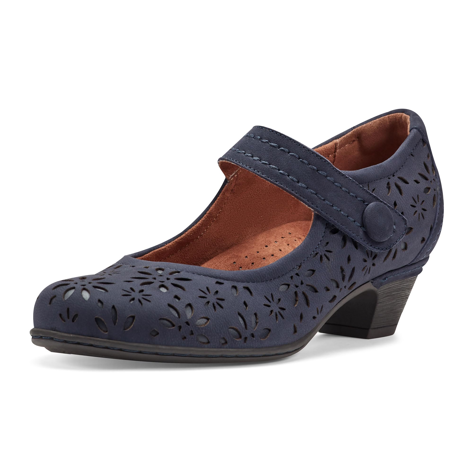 Cobb Hill Alesia Women’s Pump, 6 B(M) US, Dark Blue-Nubuck