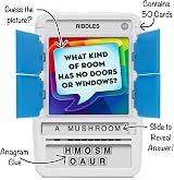 100 PICS Riddles Travel Card Game - Family Quiz, Pocket Puzzles for Kids & view 2