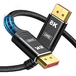 Capshi 2 Pack VESA Certified 1.4 DisplayPort Cable