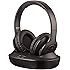 AmazonBasics Over-Ear Wireless RF Headphones with Charging Dock