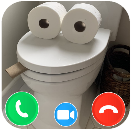Toilet Prank Video Chat and Call
