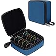 Bukere Travel Sunglasses Organizer Case, Adjustable Slot For Multiple Pairs, Portable Eyeglasses Storage Box for Men Women