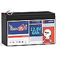 Timeusb 12V 6Ah LiFePO4 Lithium Battery, Deep 2000+ Rechargeable Cycle, Low Self-Discharge and Light Weight, Perfect for Kid Camper, Lights and Solar System Application