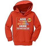 TEEAMORE Custom Youth Hoodies Add Your Personalized