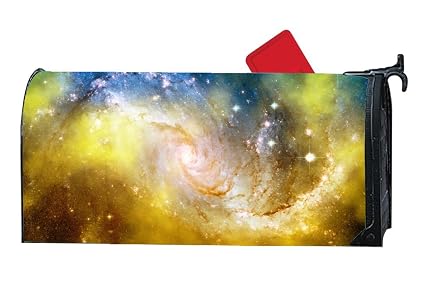 Amazon Com Xpniao Magnetic Garden Yard Mailbox Cover Space Galaxy