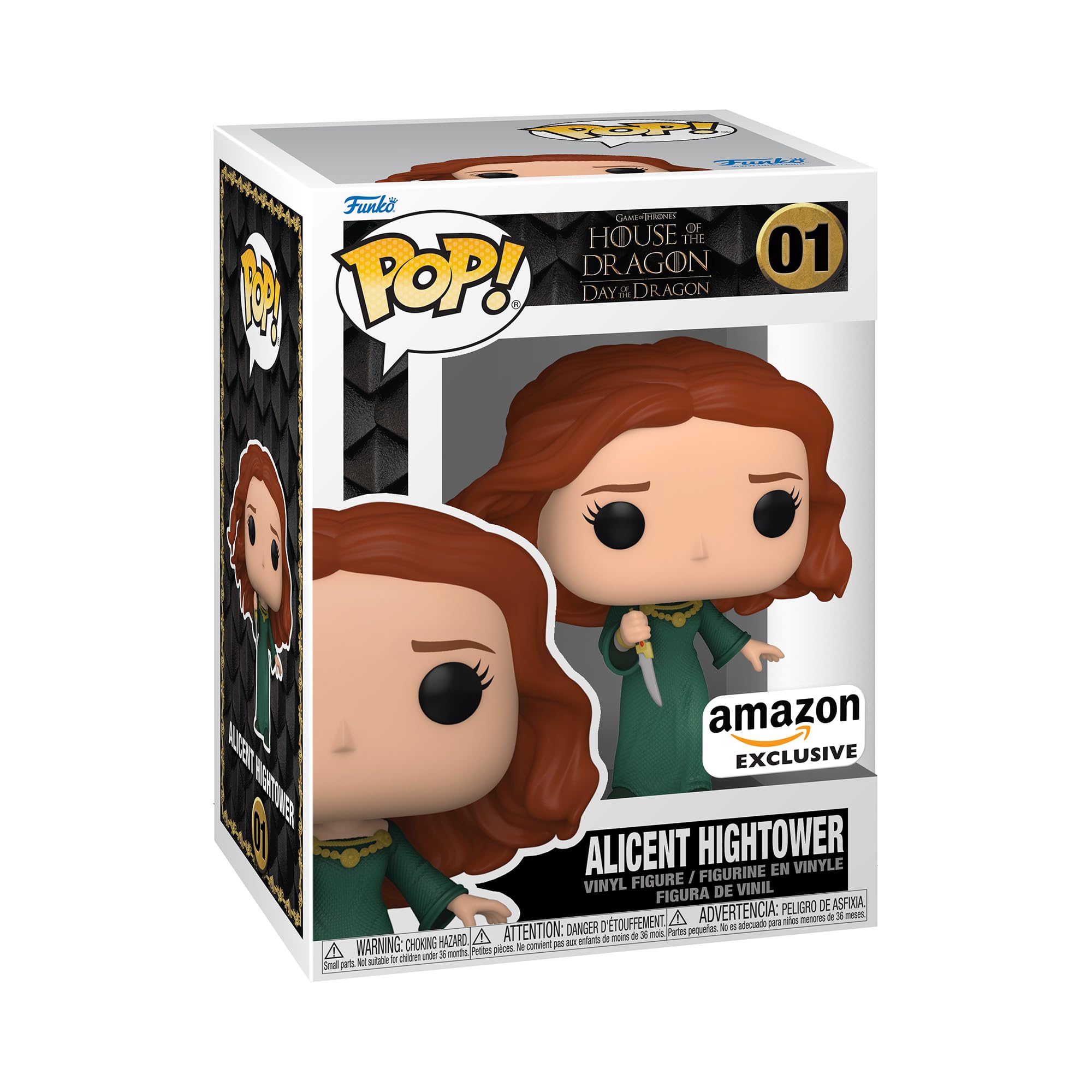 Funko POP! TV: House Of the Dragon - Lady Alicent Hightower - Amazon Exclusive - Collectable Vinyl Figure - Gift Idea - Official Merchandise - Toys for Kids & Adults - TV Fans