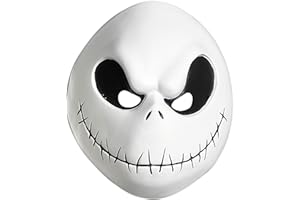 Disguise Men's Disney Nightmare Before Christmas Jack Skellington Vacuform Mask