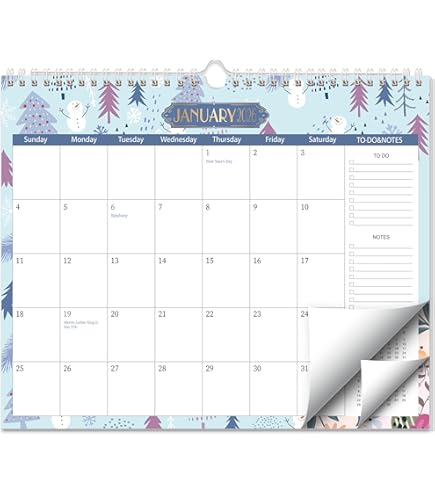 thumbnail image 2 of Beautiful 2026 Calendar - Runs From January 2026 Until July 2027 Large 14 5x11 5 Office Wall Calendar For Easy Organizing 2 of 10