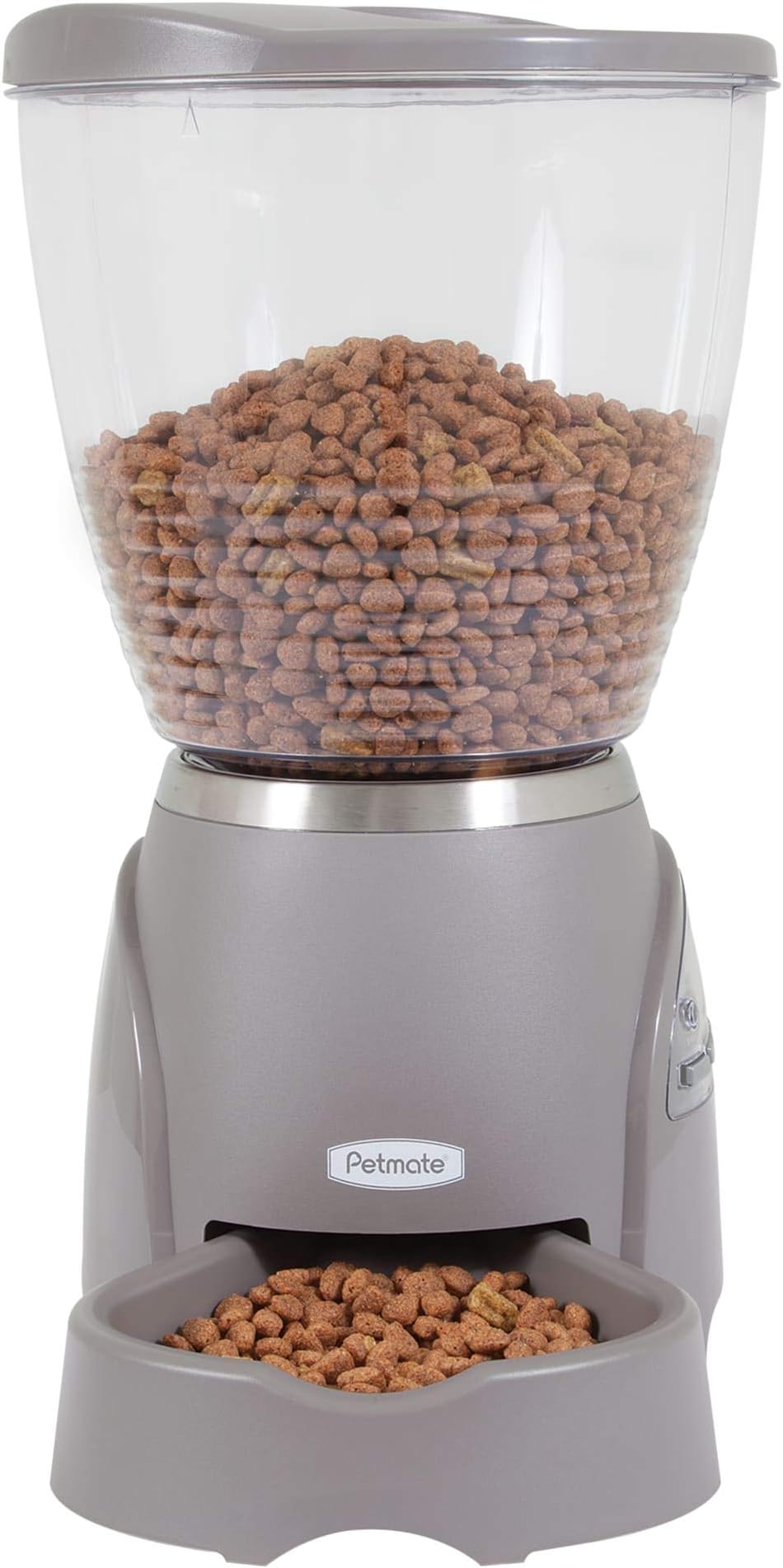 Petmate Programmable Pet Feeder, 10 lbs., Large, Black