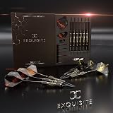 CC-Exquisite Professional Steel Tip Darts Set 6 x 22g Brass Barrels view 7