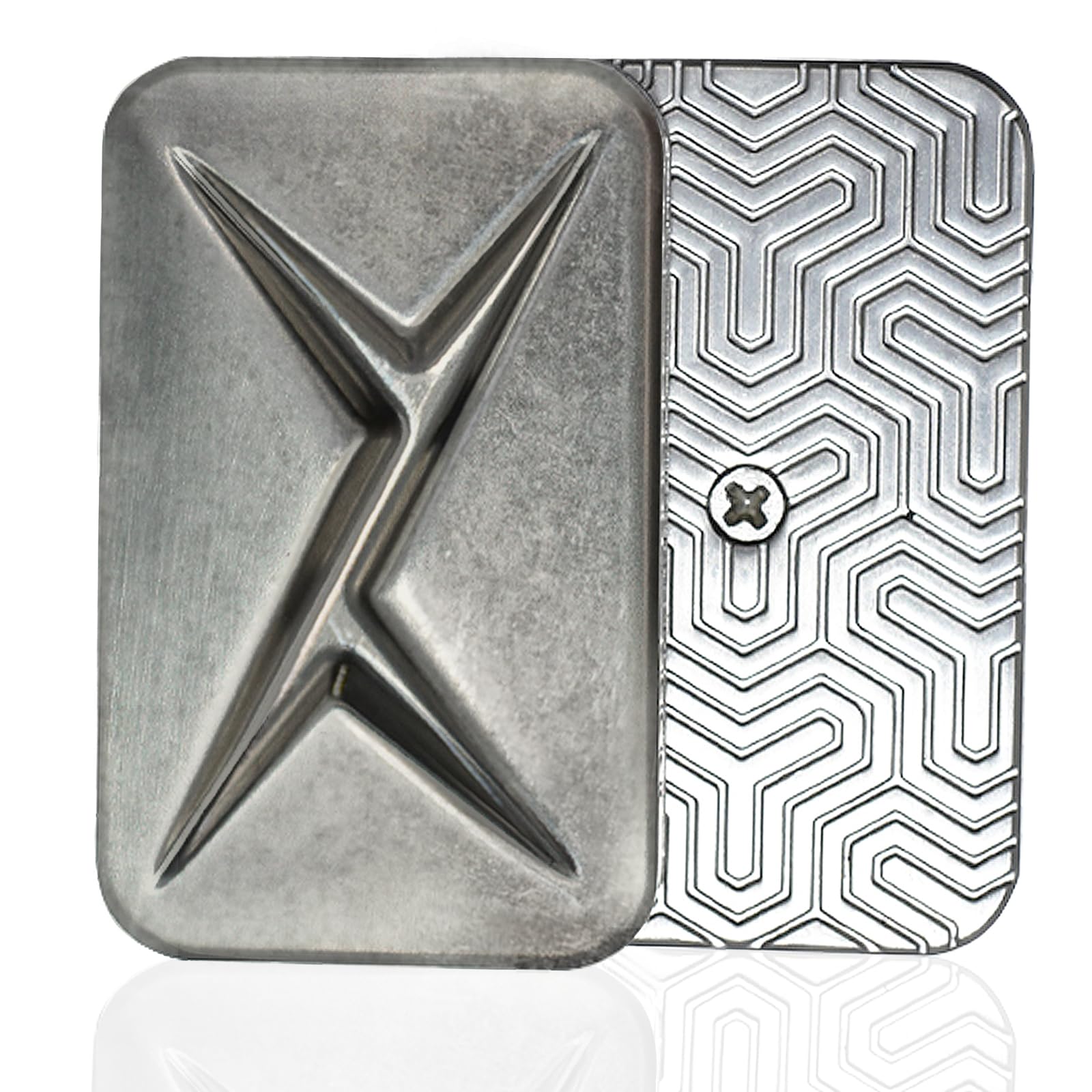 Sunny Power Fidget Slider Stress Relief Toy, Metal Poker Push Card, Portable Fidget Toys for Adults Anxiety Relief Magnetic Sensory Desk Toy, Gift for Boyfriend Fidget Hand Spinners for Men and Women — image 1