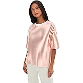 Free People Womens Stripe Tackle Tee