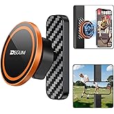 DEGUM Magnetic Golf Cart Phone Holder, Compatible with MagSafe iPhone 16 Pro Max Plus 15 14 13 12 Mini, for GPS & Golf Apps, Fits EZGO, Club Car, Yamaha, and Icon, Golf Cart Accessories