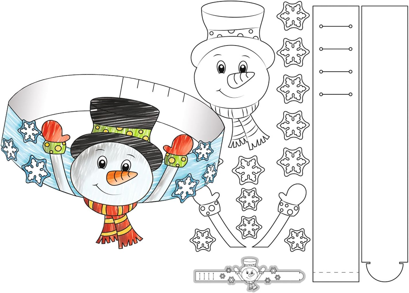 Ursus 17110001 Children's Crowns Christmas, White - Image 5