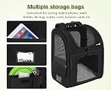 Pecute Cat Carrier Dog Backpack Expandable Breathable Mesh Front Opening view 9
