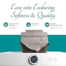 Carressa Linen 100% Egyptian Cotton Cal King Fitted