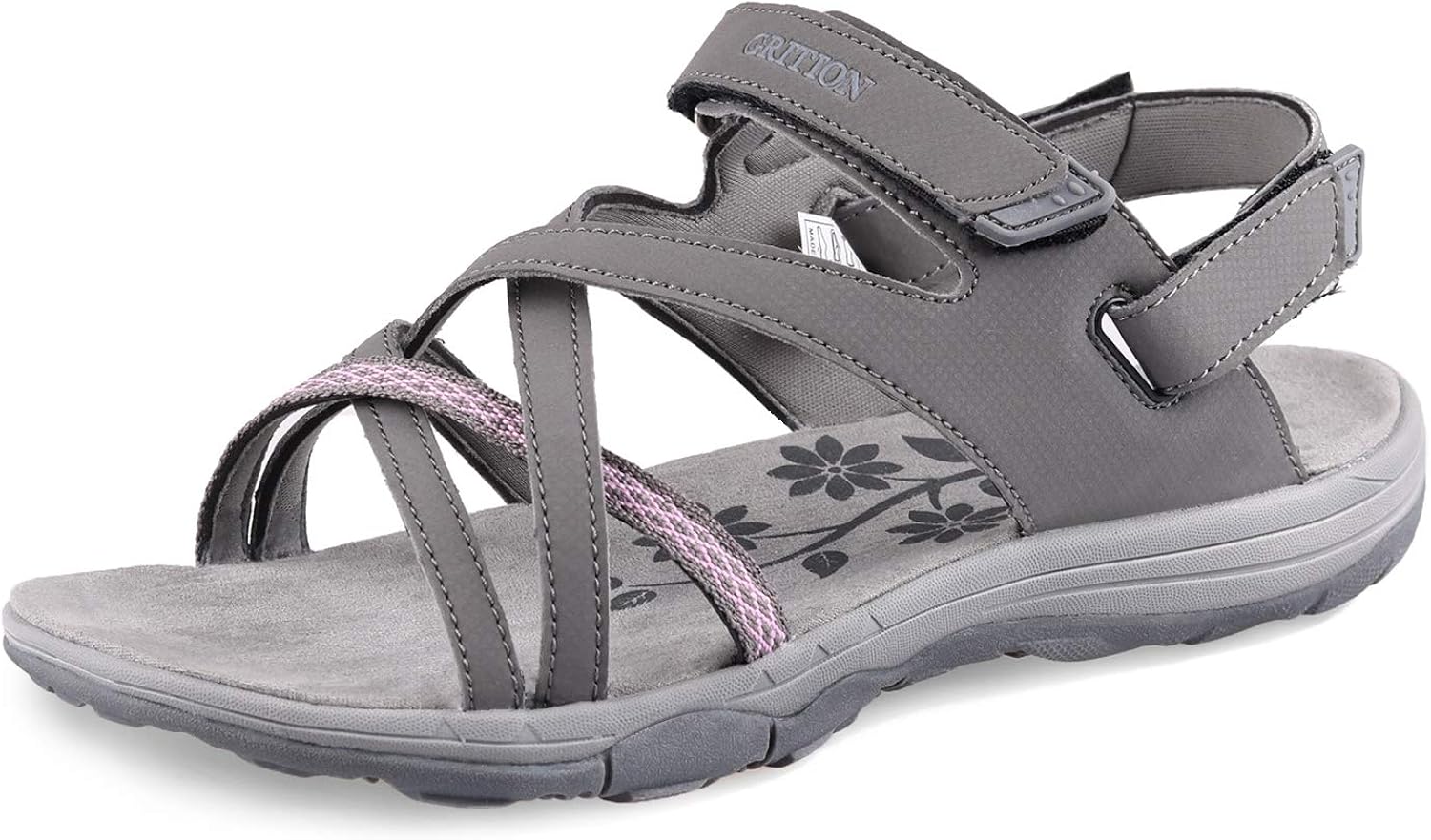 GRITION Hiking Sandals Women Comfort Sport Sandals with