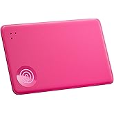 Life360 Tile Slim - Wallet Finder, Bluetooth Tracker and Item Locator for Luggage Tags, Passports and More. Both iOS and Android Compatible. Phone Finder. 1-Pack (Pink Punch)