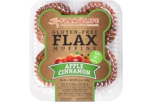 FLAX4LIFE Muffins, Apple Cinnamon, 14 Ounce (Pack of 6)