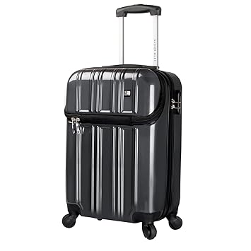 Nasher Miles New York 4 Wheel 51 cm/20 Inch ABS & PC Hard Sided Cabin Luggage - Trolley Bag (Grey)