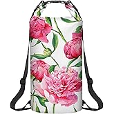Goosehill Waterproof Dry Bag 5L 10L 20L, Floral Pattern with Durable Plato 500D PVC Material, Floating Roll Top Waterproof Ba