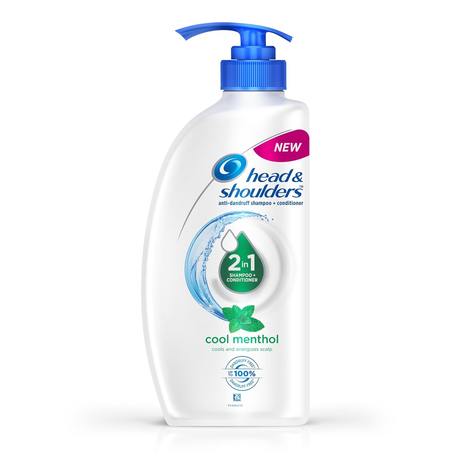 Head & Shoulders 2in1 Shampoo + Conditioner, Cool Menthol, 675ml At