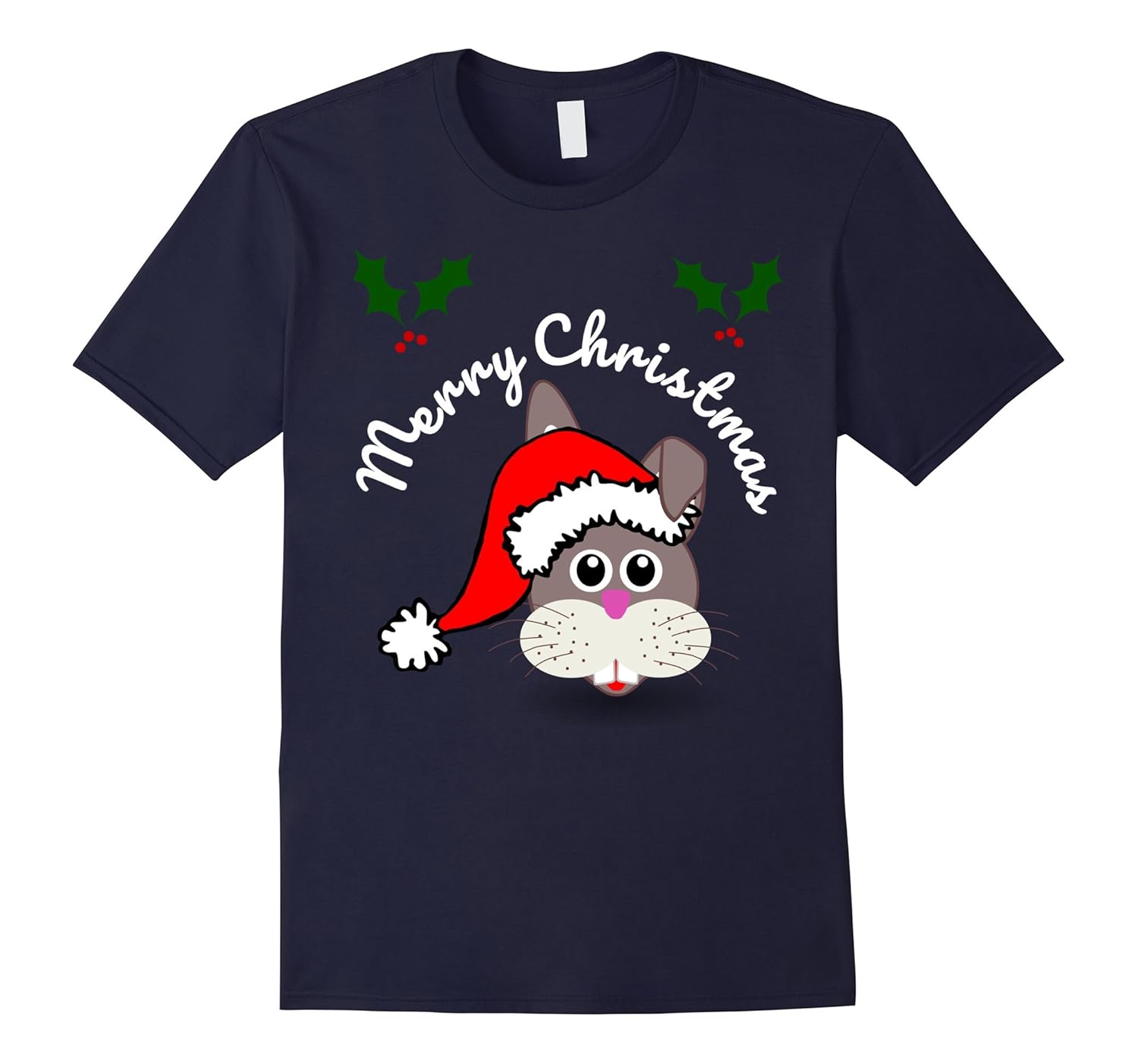 Santa Bunny Rabbit - Christmas Shirts for Holidays for Kids-ANZ