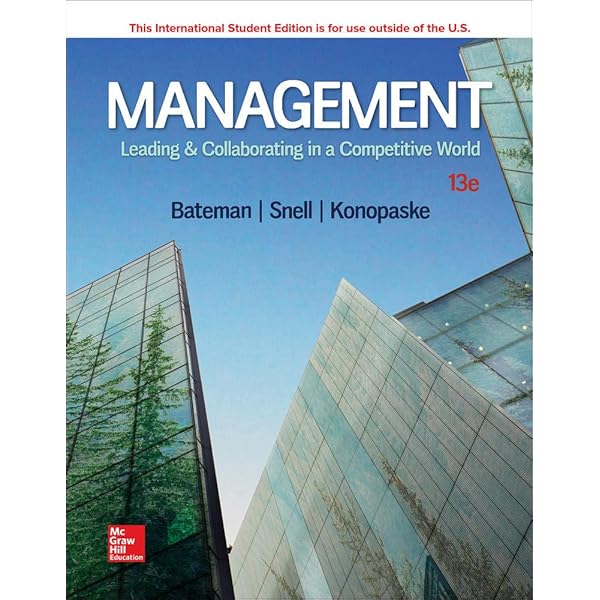 Management Leading Collaborating Comp Bateman 9781260092288 Amazon Com Books