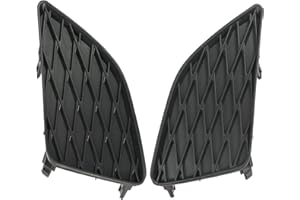 QZQ Front Bumper Fog Light Cover Grilles For 2009 2010 Toyota Corolla Replaces 8148202080 8148102090 Driver Side & Passenger Side