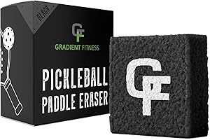 Gradient Fitness Pickleball Paddle Eraser, Pickle Ball Racket Natural Cleaner, Efficiently Removes Ball Residue, Dust, Dirt, 