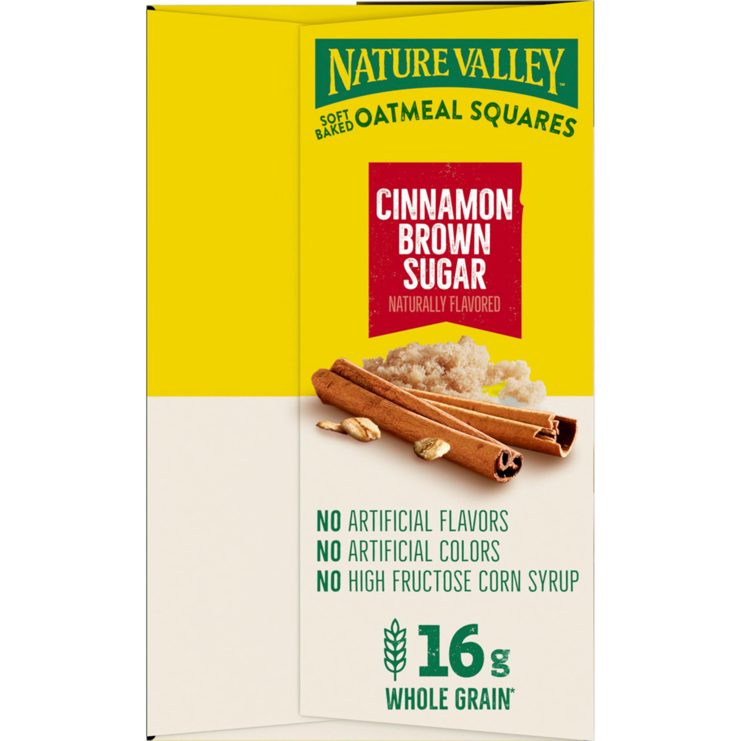 Nature Valley Soft Baked Oatmeal Squares, Cinnamon Brown Sugar, 12 Bars, 14.88 oz