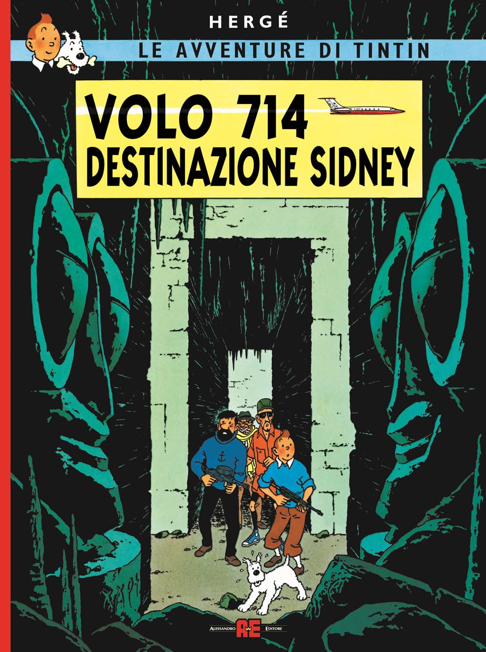 voir fiche du album Le avventure di Tintin. Volo 714 destinazione Sidney