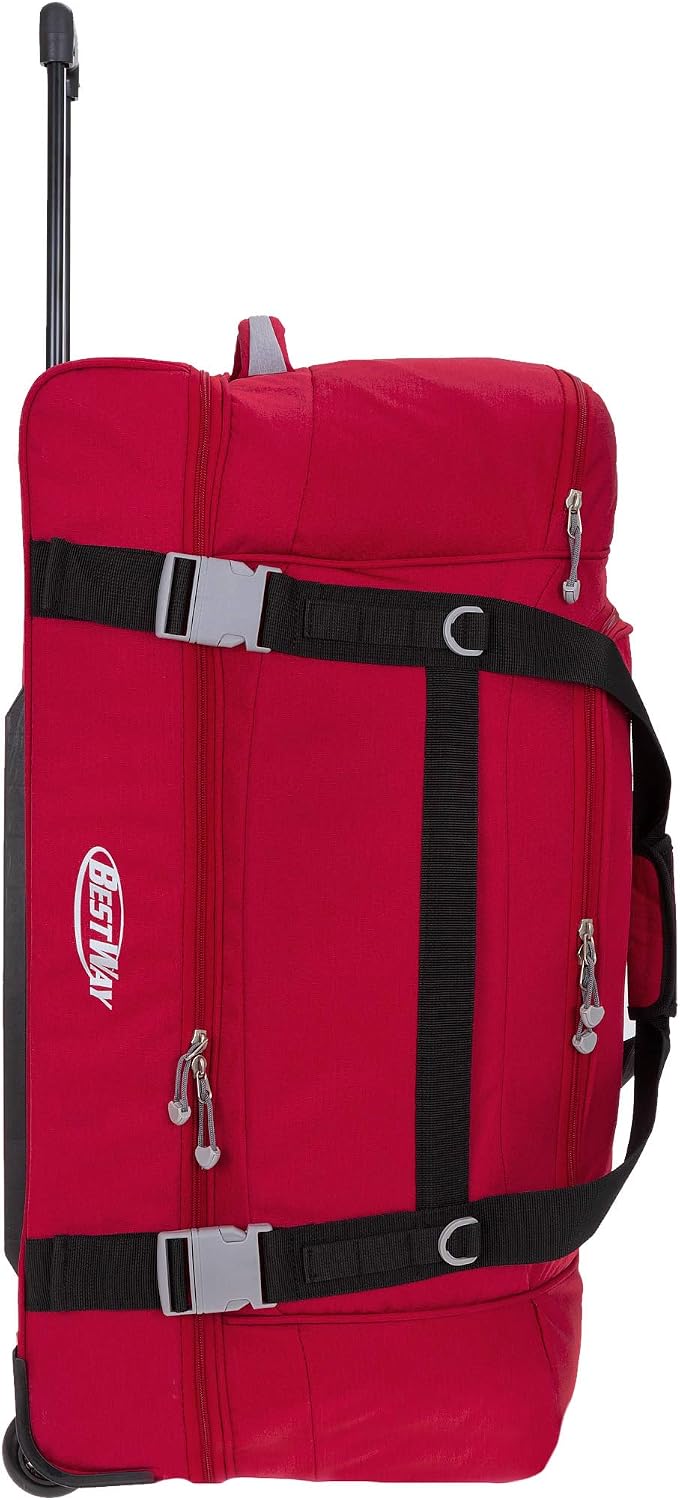 Bestway Bestway Rollenreisetasche Travel Duffle, 78 cm, 100 liters, Red (Weinrot), 78 centimeters - Image 3
