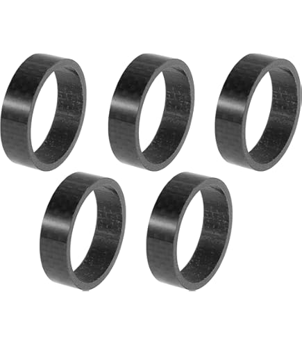 Hihaha Bicycle Headset Spacers 10mm Bike Handlebar Stem Spacers 318mm 114 Carbon Fiber Gloss Black Carbon Fibe Ap B0fdvkxnjm