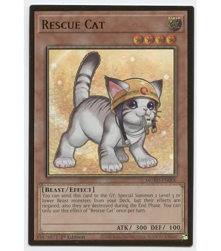 Amazon.com: Rescue Cat (UR) - RA02-EN001 - Ultra Rare - 1st