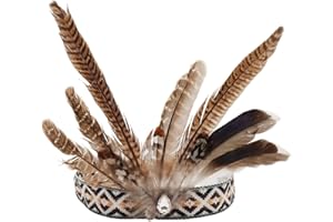 Simple polymer Indian Feather Headband Accessories Indian Headpiece Native American Indian Inspired chief Handmade costume