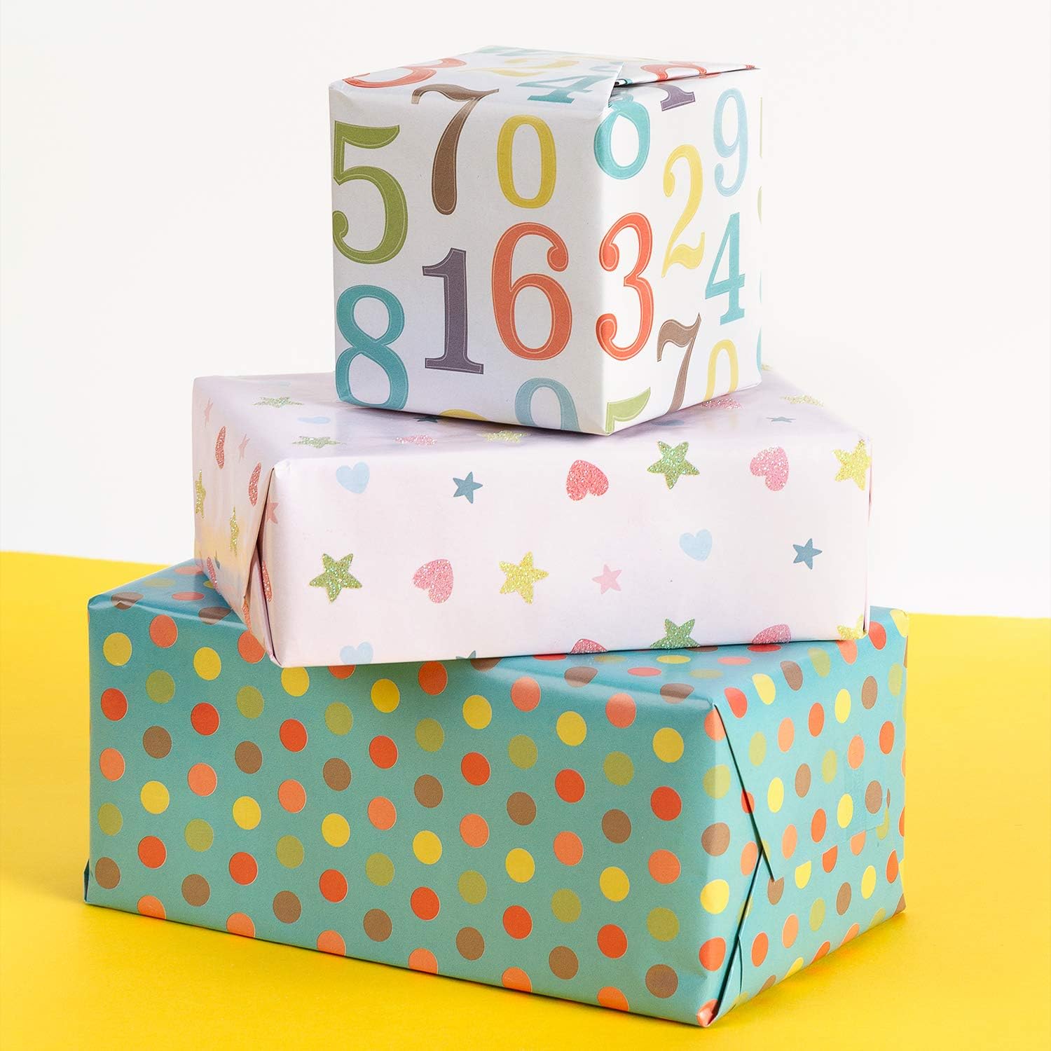 Ruspepa Feuille De Papier Demballage Cadeau 44 5 X 70cm Par Feuille Les Vacances Et Les Mariages 1 Rouleau Contient 6 Feuilles Motifs Geometriques Colores Pour Les Anniversaires Papier Cadeau Fournitures De Bureau Dwteam In