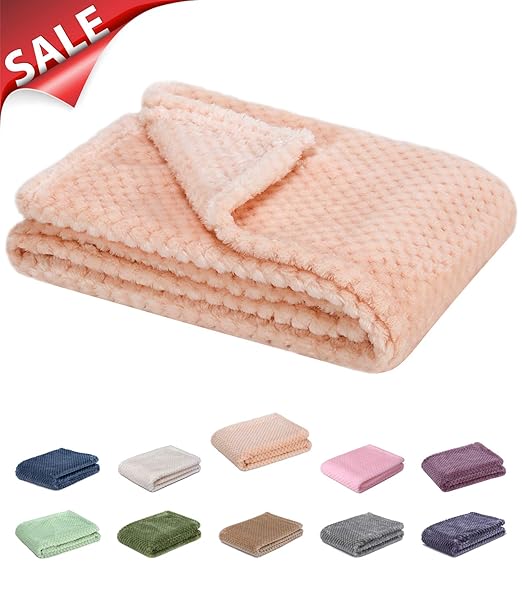 Baby Blanket for Girl or boy, Fuzzy Fluffy Blanket, Soft Warm Cozy