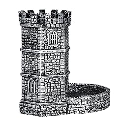 KSNDie Castle DND Dice Tower, Wall Carving Dice