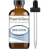 Breathe Essential Oil Blend 4oz Respiratory 100% Pure Therapeutic Grade.