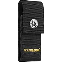 LEATHERMAN, Premium Nylon Snap Sheath, Fits 10.16-cm to 11.43-cm Multi-Tools, Black, Medium