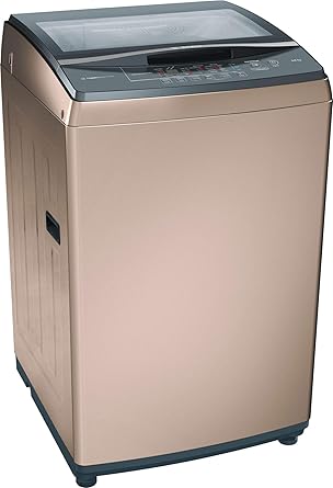 Bosch 8 kg Fully-Automatic Top Loading Washing Machine (WOA802R0IN, Champagne)