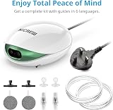 NICREW UFO Aquarium Air Pump 400 L Ultra Silent <37 dB Dual Outlets 2.5W view 7