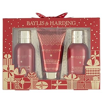 Baylis & Harding Midnight Fig & Granatapfel Trio von Leckereien Geschenk-Set